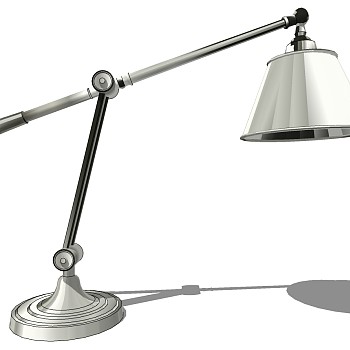 40现代简约金属长臂折叠台灯