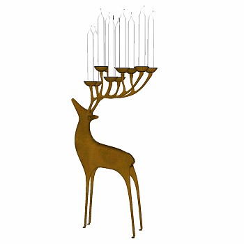 鹿造型台灯