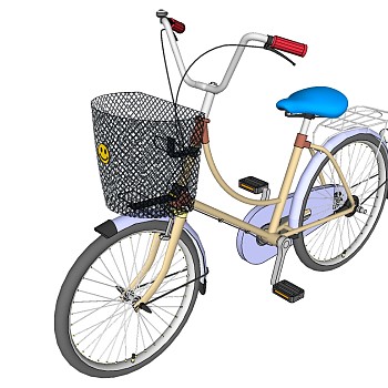自行车su草图模型 (11)