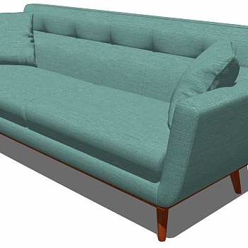 北欧现代单体沙发多人沙发 (9)