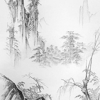 中式山水画 (16)
