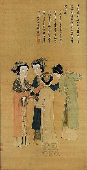 中式古典人物美女仕女图人物字画 (104)