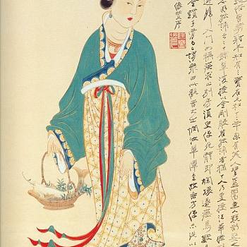 中式古典人物美女仕女图人物字画 (105)
