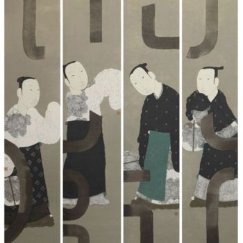 新中式日式人物挂画 (65)