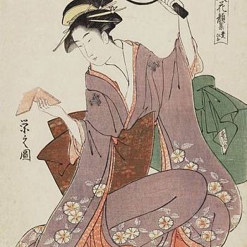 日式日式人物挂画画 (45)