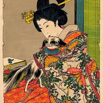 日式日式人物挂画画 (9)