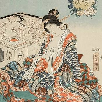 日式日式人物挂画画 (18)