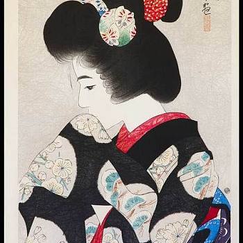 日式日式人物挂画画 (56)