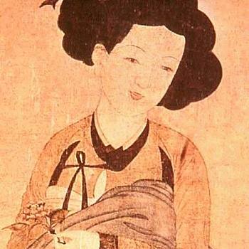 韩国韩式朝鲜族古典人物字画 (135)