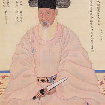 韩国韩式朝鲜族古典人物官员字画 (94)