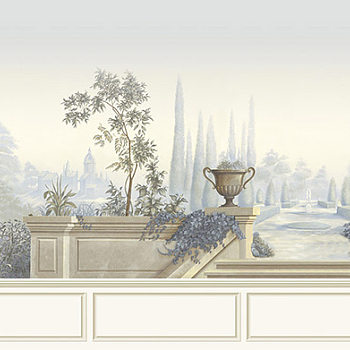 欧式法式古典风景油画背景画壁画 壁纸壁布 (16)
