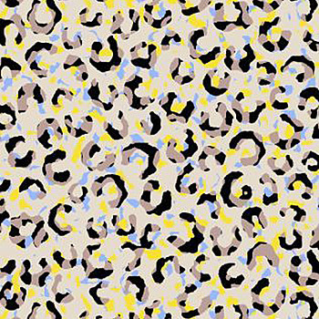 动物毛皮地毯皮毛豹纹图案地毯 (156)