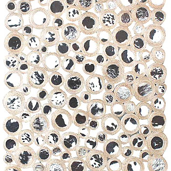 动物毛皮地毯皮毛豹纹图案地毯 (167)