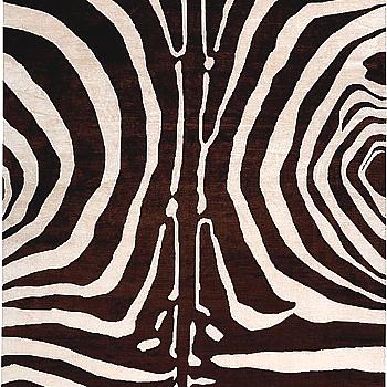 动物毛皮地毯皮毛地毯 斑马纹地毯(123)