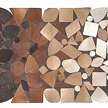 动物毛皮地毯皮毛牛皮图案地毯 (103)