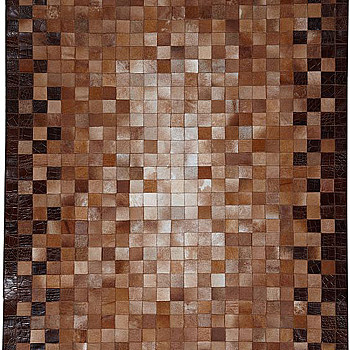 动物毛皮地毯皮毛牛皮图案地毯 (139)