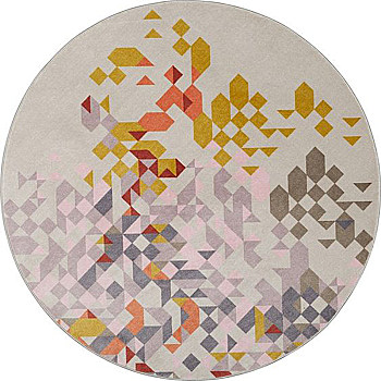 儿童房男孩房女孩房地毯圆形地毯 卡通图案(138)