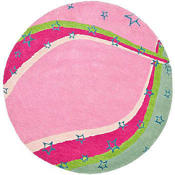 儿童房男孩房女孩房地毯圆形地毯 卡通图案(126)