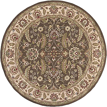 欧式美式古典花纹圆形地毯 (47)