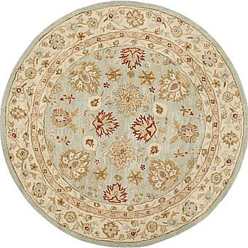 欧式美式古典花纹圆形地毯 (54)