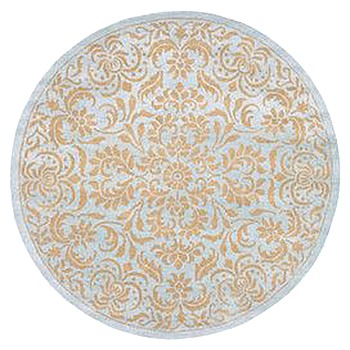 欧式美式古典花纹圆形地毯 (55)