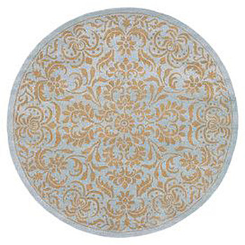 欧式美式古典花纹圆形地毯 (55)