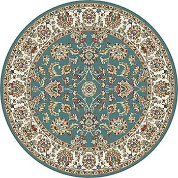 欧式美式古典花纹圆形地毯 (60)