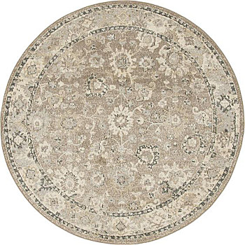 欧式美式古典花纹圆形地毯 (63)