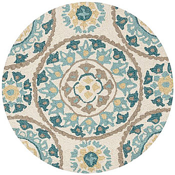 欧式圆形地毯 (2)