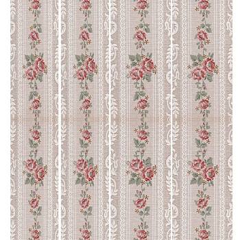欧式法式古典花纹大花壁纸贴图布料(408)