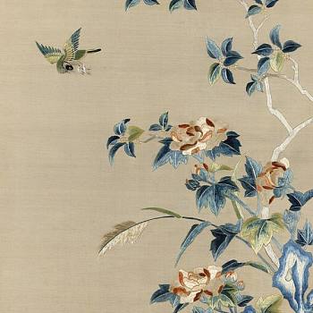 中式欧式田园花鸟壁纸壁画壁布背景画 (103)