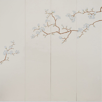 中式欧式田园花鸟壁纸壁画壁布背景画 (4)