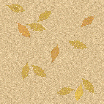 新中式树叶图案地毯 (4)
