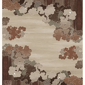 新中式云纹地毯 (6)