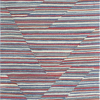 现代条纹图案地毯 (1)
