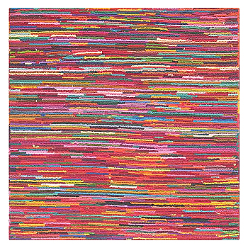 现代条纹图案地毯 (7)
