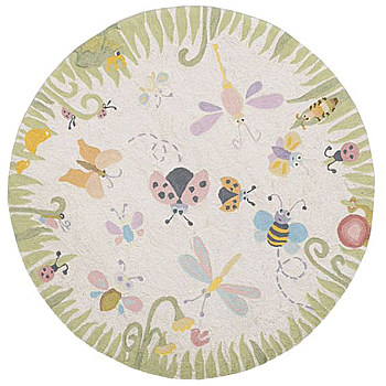儿童房男孩房女孩房地毯圆形地毯 卡通图案(156)