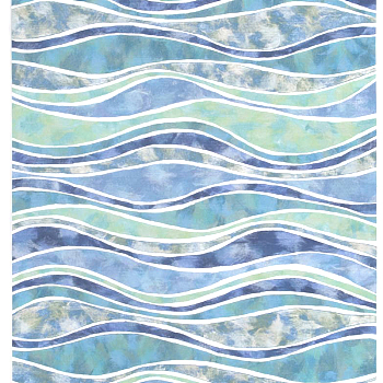 现代地毯新中式地毯波浪纹水纹地毯 (205)