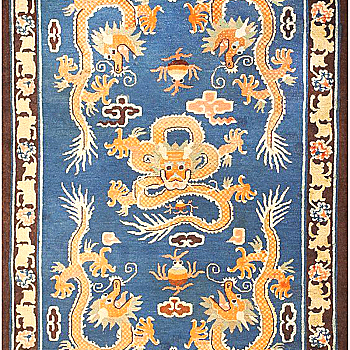 中式古典大花纹地毯 块毯 (29)