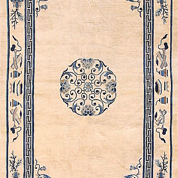 中式古典大花纹地毯 块毯 (31)