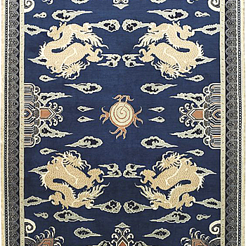 中式古典大花纹地毯 块毯 (46)