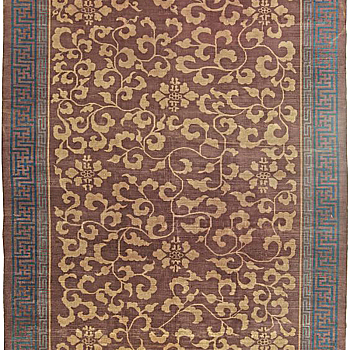 中式古典大花纹地毯 块毯 (6)