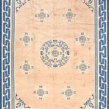 中式古典大花纹地毯 块毯 (43)