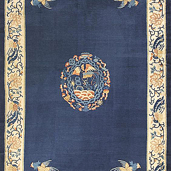 中式古典大花纹地毯 块毯 (44)