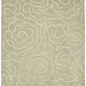 新中式花纹暗纹方块毯 (167)