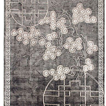 中式古典大花纹地毯 块毯 (12)