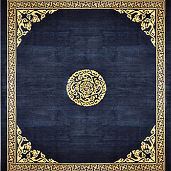 中式古典大花纹地毯 块毯 (24)