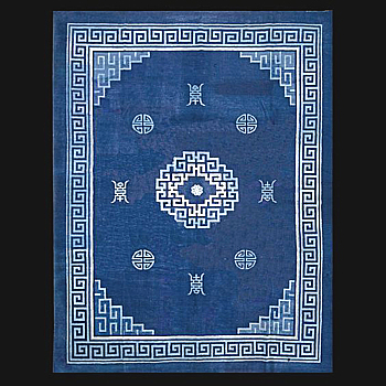 中式古典大花纹地毯 块毯 (25)