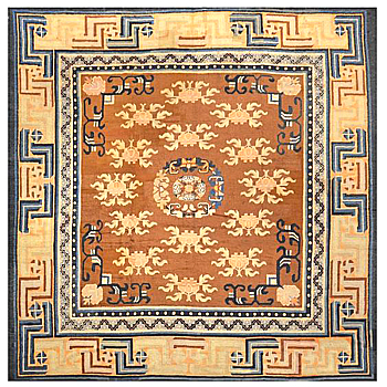 中式古典大花纹地毯 块毯 (8)