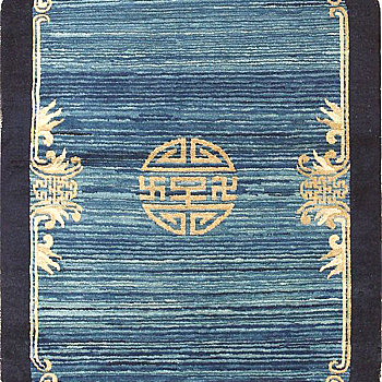 中式古典大花纹地毯 块毯 (9)